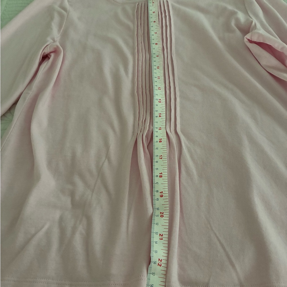 Talbots Pintuck cotton top NWT - Picture 7 of 8
